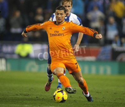 Papier peint  Legend Ronaldo aux couleurs de Real Madrid