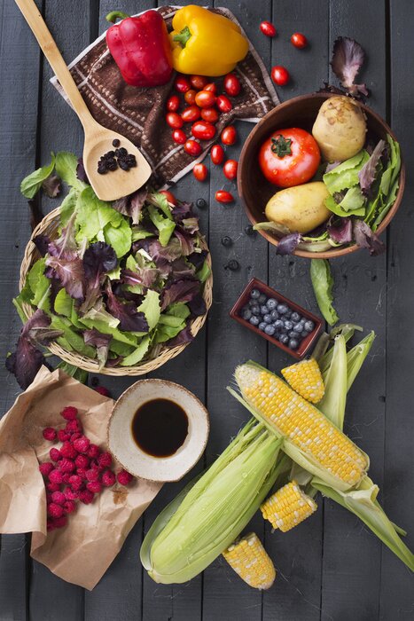 Papier peint  Légumes d'automne