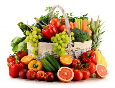 Légumes et fruits juteux