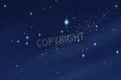 Papier peint  Les étoiles brillantes dans le ciel