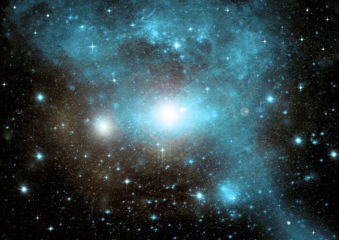 Papier peint  Les étoiles et la galaxie