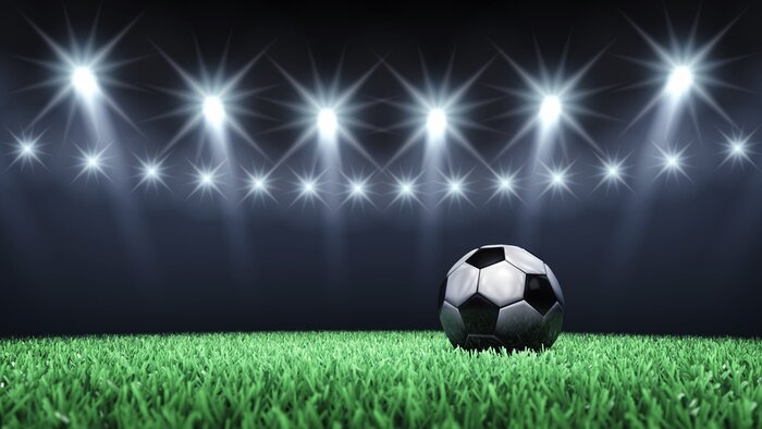 Papier peint  Les réflecteurs d'un stade