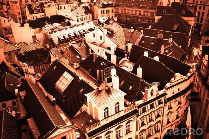 Papier peint  Les toits de la vieille Prague