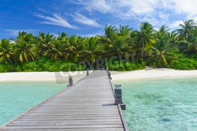 Papier peint  Les tropiques aux Maldives