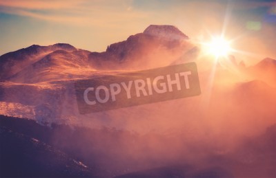 Papier peint  Lever de soleil au Colorado