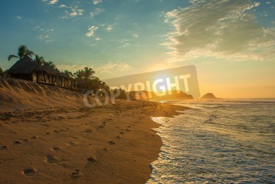 Papier peint  Lever de soleil au Mexique