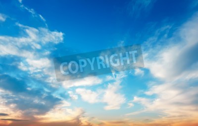 Papier peint  Lever de soleil dans le ciel