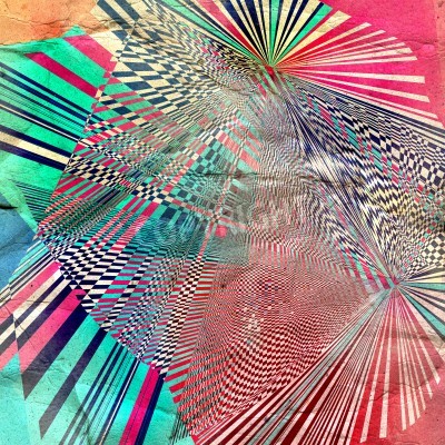 Papier peint  Lignes de lumière abstraites