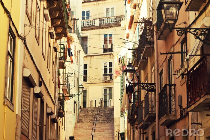 Papier peint  Lisbonne et la rue