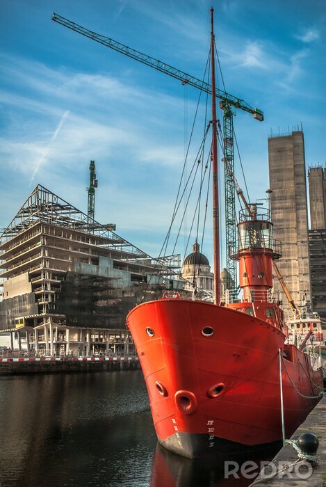Papier peint  Liverpool Dock Construction