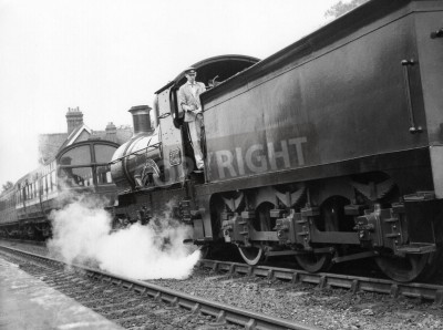 Papier peint  Locomotive noire train ancien