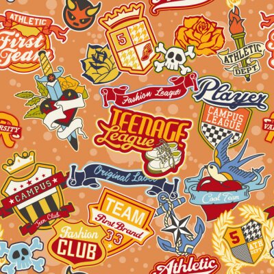 Papier peint  Logos de sport