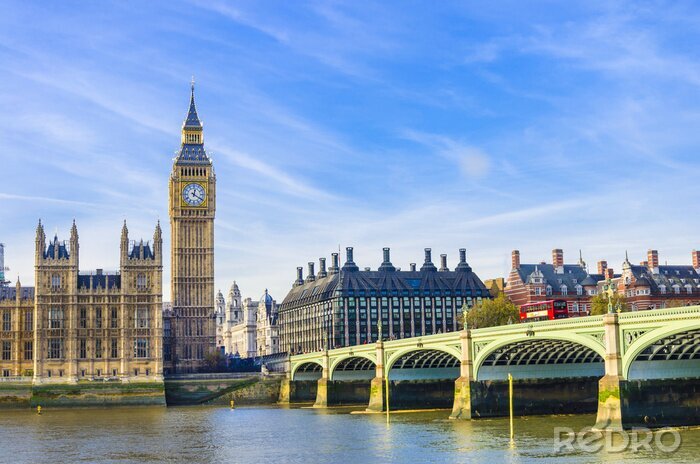 Papier peint  Londres et vue sur Westminster