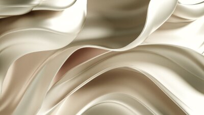 Papier peint  Luxury elegant background abstraction fabric. 3d illustration, 3d rendering.