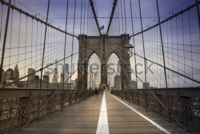 Papier peint  Magnificent view of Brooklyn Bridge