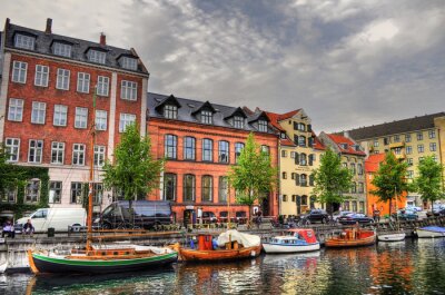 Papier peint  Magnifiques maisons à Copenhague