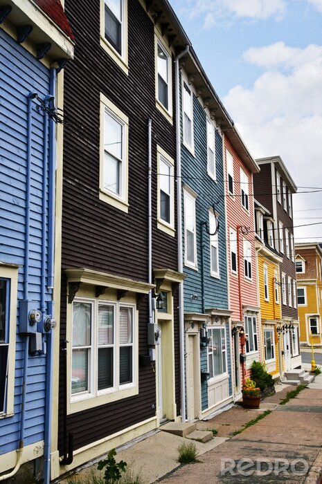 Papier peint  Maisons colorées à St. Johns