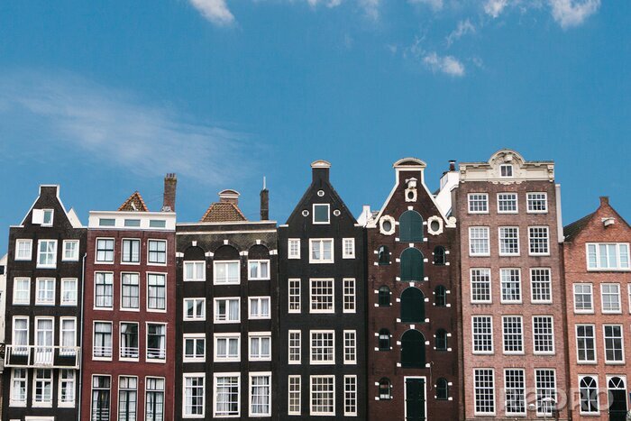 Papier peint  Maisons ravissantes à Amsterdam
