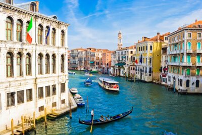 Maisons sur le Grand Canal de Venise