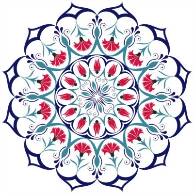 Papier peint  Mandala ottoman