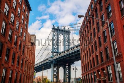 Papier peint  Manhattan Bridge seen from Dumbo, Brooklyn, New York City