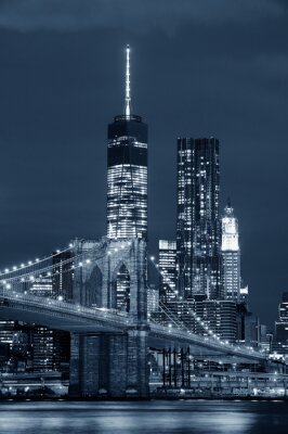 Manhattan dans la nuit