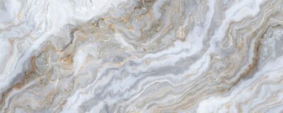 Papier peint  Marbre beige et blanc avec des vagues