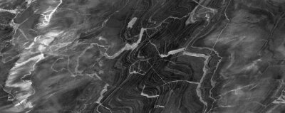 Papier peint  Marbre liquide gris