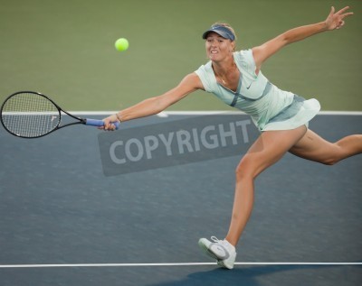 Papier peint  Maria Sharapova pendant un match de tennis