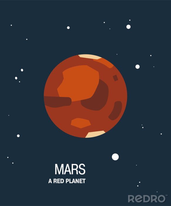 Papier peint  Mars