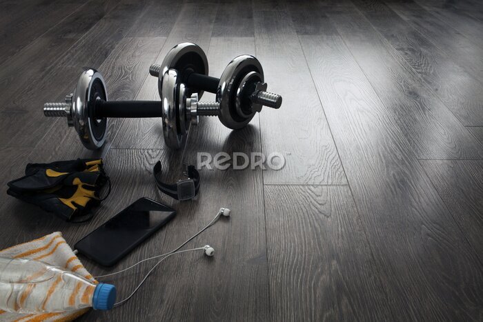 Papier peint  Matériel de fitness