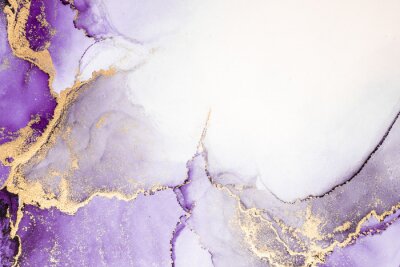 Papier peint  Mélange aquarelle violette