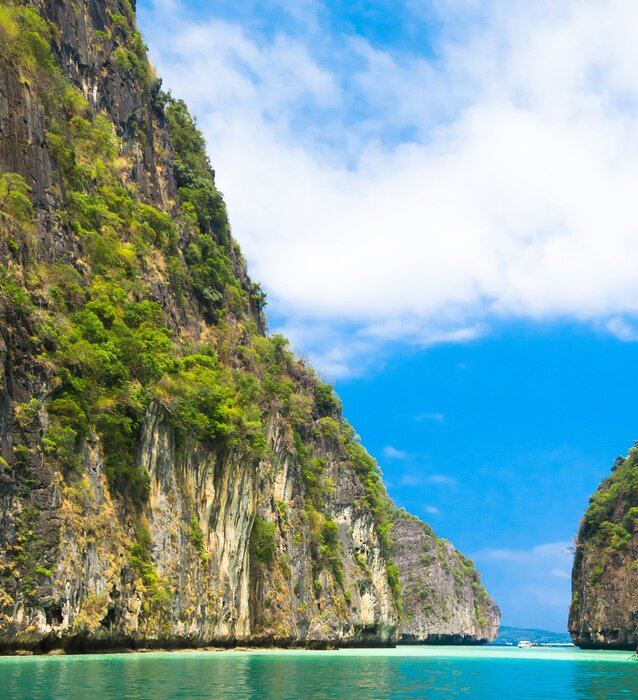 Papier peint  Mer et haute montagne