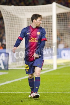 Papier peint  Messi sur le terrain