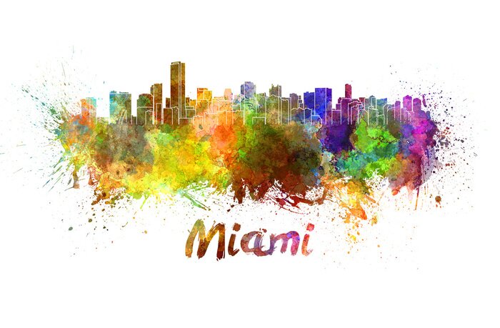Papier peint  Miami en Amérique du Nord