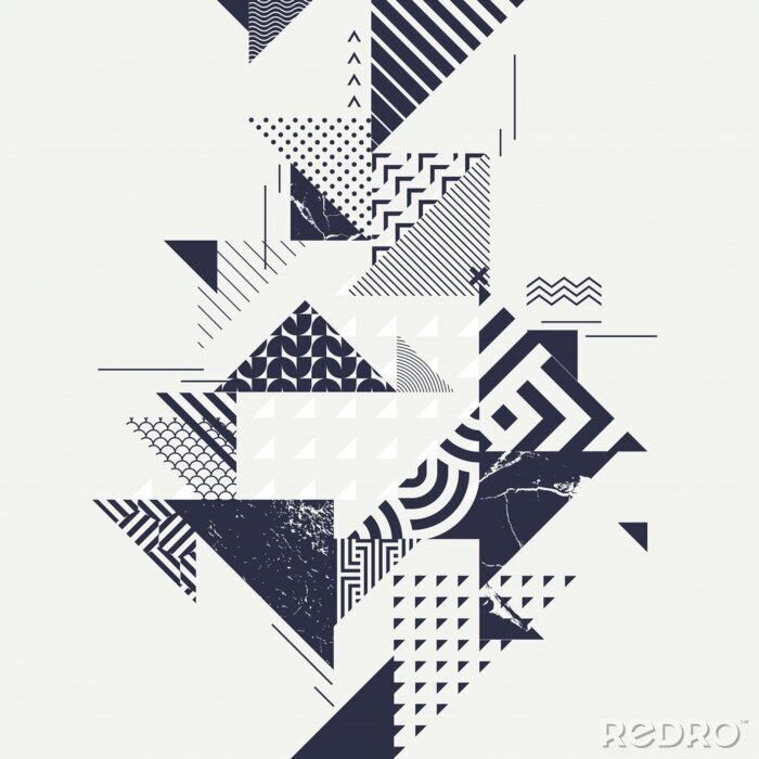 Papier peint  Minimalisme géométrique motifs