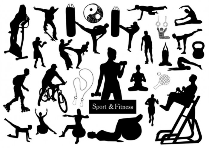 Papier peint  Minimalisme sportif noir et blanc