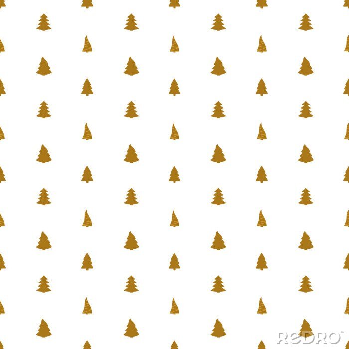 Papier peint  Minuscules sapins