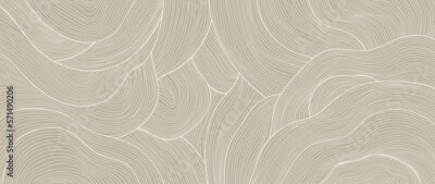 Papier peint  Modèle abstrait avec des lignes fluides