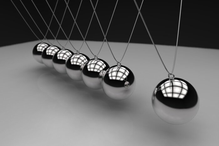 Papier peint  Modèle gris méatllique en 3D