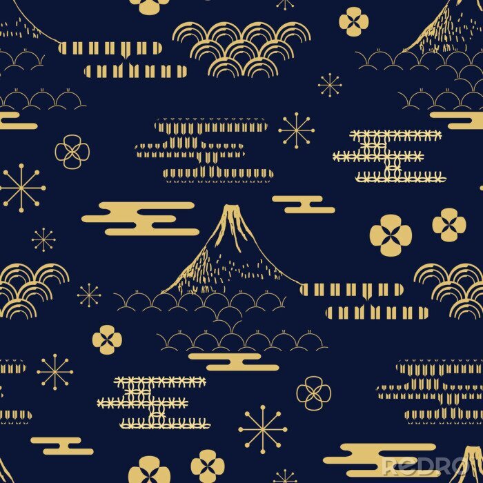 Papier peint  Modèle japonais383