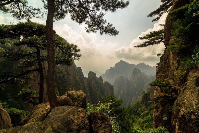 Papier peint  Montagnes en Chine Asie