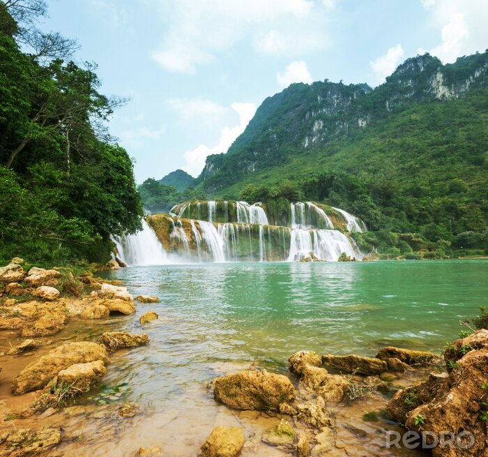 Papier peint  Montagnes et chutes d'eau