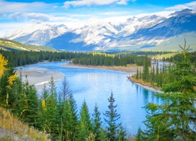 Papier peint  Montagnes et lacs canadiens