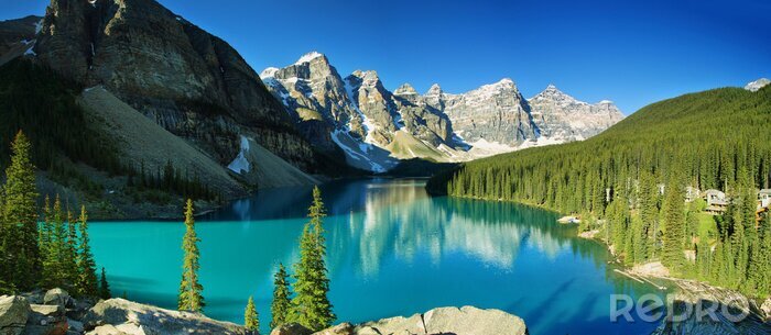 Papier peint  Moraine Lake, le parc national Banff