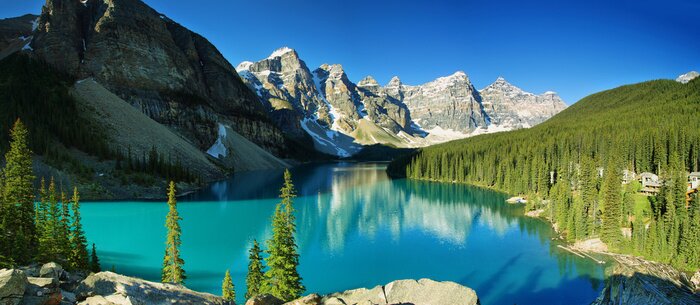Papier peint  Moraine Lake, le parc national Banff