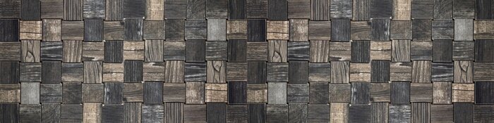 Papier peint  Mosaïque avec des blocs de bois