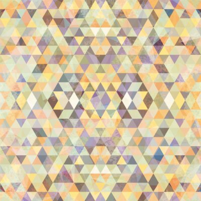 Papier peint  Mosaique de triangles