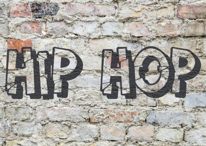 Papier peint  Mot hip-hop pour jeunes