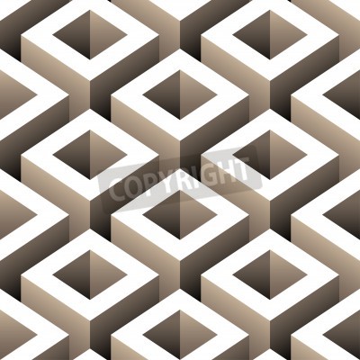 Papier peint  Motif 3D labyrinthe